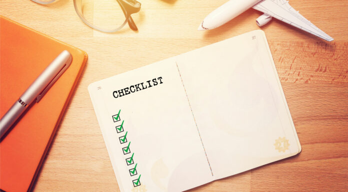 Antes de ir a la lista de verificación